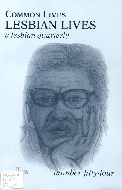 Common Lives Lesbian Lives Lesbian Poetry Archive